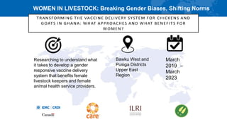 Women in livestock: Breaking gender biases, shifting norms