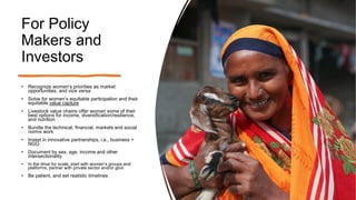 Women in livestock: Breaking gender biases, shifting norms