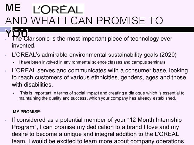 wilbur l 39 oreal digital cover letter great example of cover letters