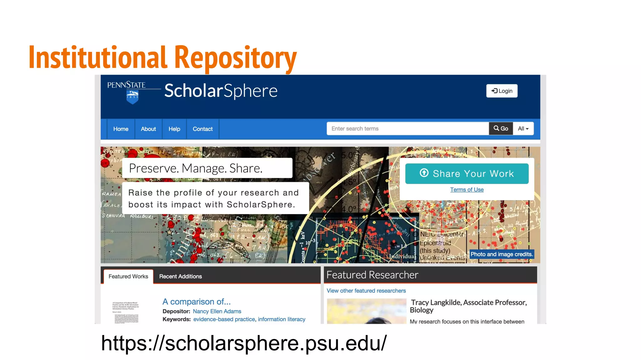 Institutional Repository
https://scholarsphere.psu.edu/