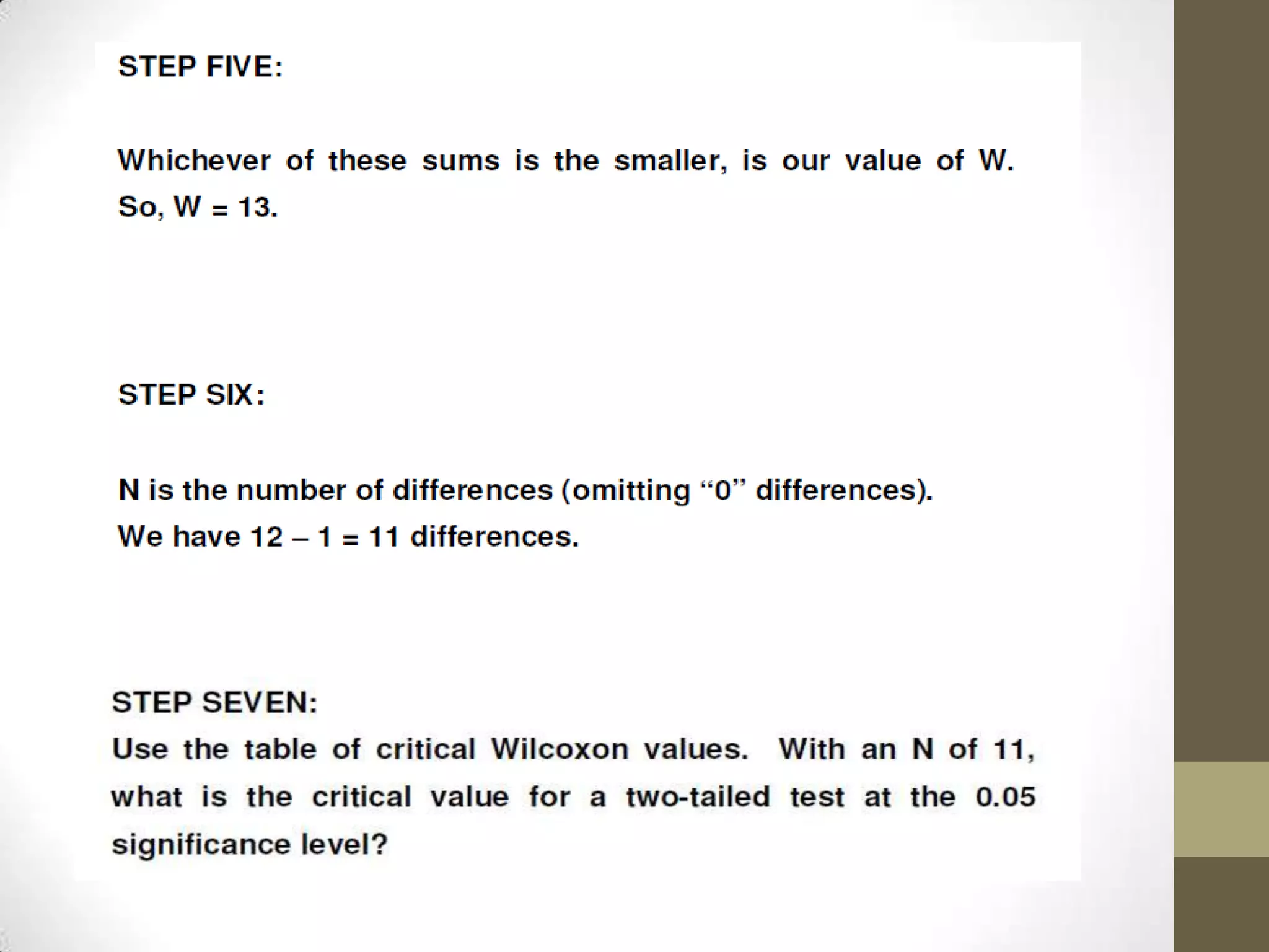 Advance Statistics - Wilcoxon Signed Rank Test