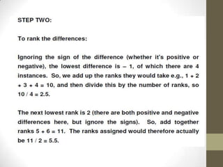 Advance Statistics - Wilcoxon Signed Rank Test
