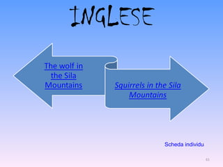 INGLESE Scheda individuale 