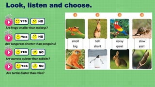 Comparing Frog And Rabbit Wild animals comparatives | PPTX