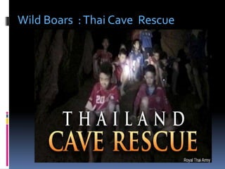 Wild Boars :Thai Cave Rescue
 