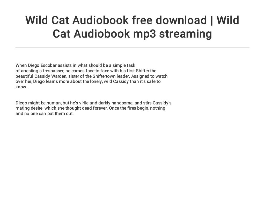 Wild Cat Audiobook free download | Wild Cat Audiobook mp3 streaming