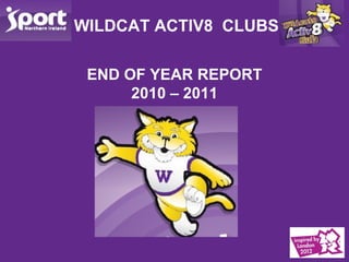 WILDCAT ACTIV8  CLUBS ,[object Object],[object Object]