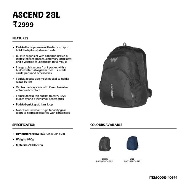 wildcraft continuum laptop backpack