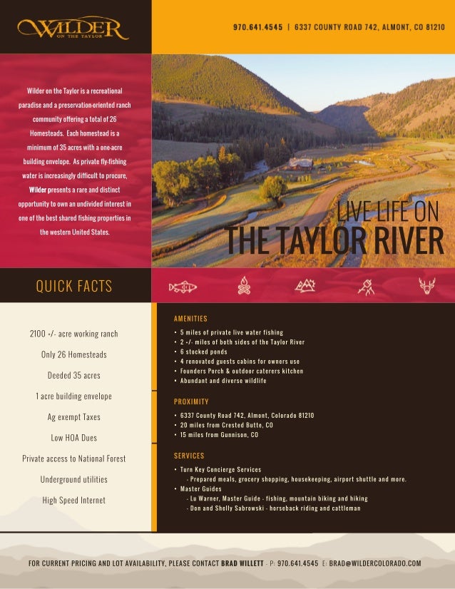 Wilder Overview Brochure