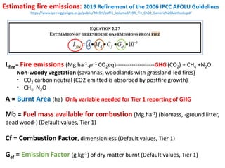 Wildfires in tropical dry ecosystems: Integrated fire management, emission abatement, and NDCs