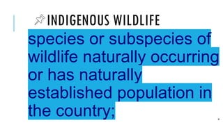 FBS 104 - Forest Wildlife and Biodiversity Conservation | PPTX