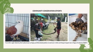 COMMUNITY CONSERVATION EFFORTS
 