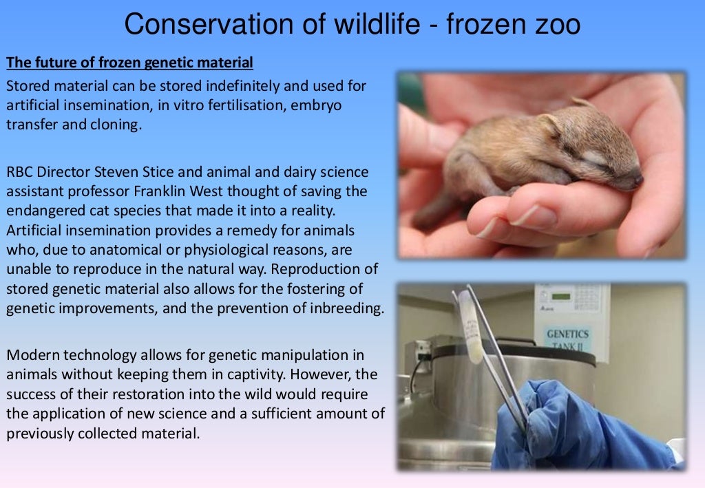 Wildlife management techniques and methods of wildlife conservation
