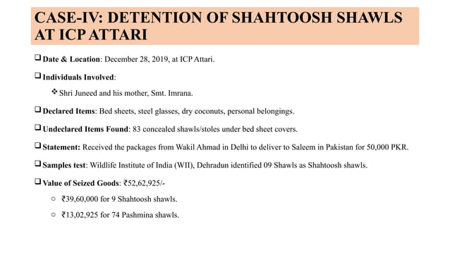 Cites And Customs Wildlife Protection Cites Pptx