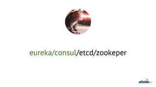eureka/consul/etcd/zookeper
187
 