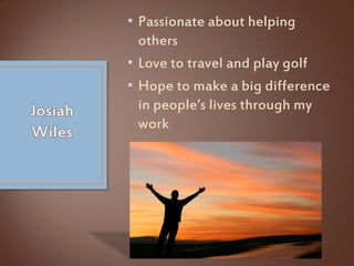 Josiah Wiles Visual Resume | PDF