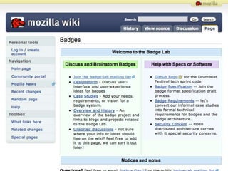 Mozilla Badge Lab
 