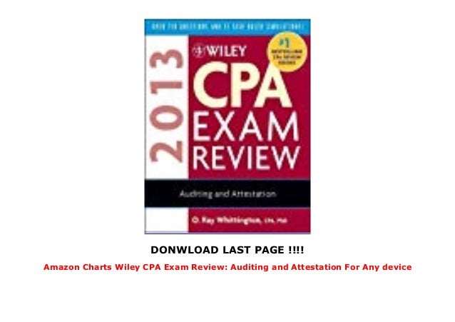 Amazon Charts Wiley CPA Exam Review: Auditing and Attestation For Aâ€¦
