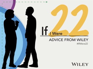 #IfIWere22
22If I Were
ADVICE FROM WILEY
 