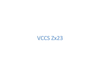 VCCS	
  Zx23	
  `	
  
 