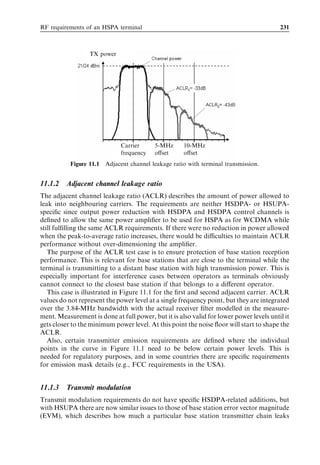 214                                                              HSDPA/HSUPA for UMTS



  For plain voice services the number of blocked calls is an important indicator of how
the end user experiences network quality. The number of blocked calls may be computed
analytically by means of the well-known Erlang formulas. For data services, where
blocking does not occur, an analytical approach to quantify network quality is more
challenging. Instead, simulations are typically used to evaluate the performance of
cellular data services. To keep it simple the simulation approach taken here does not
consider radio interface properties in detail. Instead, the users in one cell are assumed to
share a bit pipe characterized by the following two properties:

. The throughput of the bit pipe is constant and independent of the number of users.
. The throughput of the bit pipe is shared equally between all users.

Note that with this simple model some well-known cellular eﬀects – like lower bit rates at
the cell border than at the cell centre – are not considered. However, if we take the
average cell throughputs of Release 99 DCH and HSDPA from Chapter 7, then this
simple model already provides us with good insights into the load vs performance trade-
oﬀ for WCDMA/HSPA networks. Active browsing users are assumed to have the
following simpliﬁed usage pattern:

. Each active user downloads a 300-kB-large Internet page every second minute.
. Internet browsing is the only service used in the cell.

The page size of 300 kB is chosen to represent a medium-sized Internet page. The
download time of the Internet page is – in the simulations – computed by dividing
the page size by the instantaneous bit rate oﬀered by the shared bit pipe. This approach
excludes eﬀects like bearer setup times and rendering times and the download times from
the simulations are hence to be interpreted as best-case examples. In addition to the
active browsing users considered in the simulations, there may be a large number of
inactive users within the coverage area of one cell. These inactive users are not considered
in the simulations.
   The simulation results are shown in Figure 9.26. Internet page download times are
given as functions of the number of active browsing users in the cell, and results for 1-, 2-,
and 4-Mbps-large bit pipes are shown. The average downlink cell throughput of a
Release 99 DCH cell can be close to 1 Mbps, while HSDPA improves the capacity to
2 Mbps with single-antenna terminals and up to 4 Mbps with advanced terminals.
   Figure 9.26 shows that capacity is 50, 150, and 360 active browsing users per carrier
whenever end users are happy to wait the average 5 sec for a 300-kB Internet page. How
many browsing users may be supported per carrier depends heavily on the usage pattern.
When users download an Internet page every minute instead of every second minute,
then the number of supported users is 50% lower. Calculations show that HSDPA can
support a large number of browsing users. The number of users is higher than is the case
with WCDMA voice capacity, which is typically 60–130 users per cell [12].
   It can also be observed from Figure 9.26 that the cell capacity in terms of the number of
browsing users triples when the maximum total cell throughput doubles from 1 to
2 Mbps. This shows that there is a 50% trunking gain available when increasing the
cell throughput from 1 to 2 Mbps. For the operator this means that three times as many
 