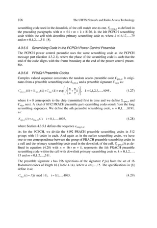 Í   G FRU      Ý

where the decorrelation length dcor, depends on the environment. From this principle,
we may assume 20 m for the decorrelation in the vehicular, and 5 m for the outdoor to
indoor pedestrian environment. For the latter the evaluation of decorrelation length may
not be fully valid.

2.2.7        Channel Impulse Response
The environments described in the preceding sections have a channel impulse response
based on a tapped-delay line model. The number of taps, the time delay relative to the
 