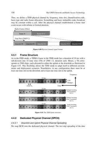 The UMTS Development Platform                                                             53

3.2.5.1.1     Functional Characteristics GPRS and the 3G SGSN
As noted above, the 3G SGSN and the 2G SGSN do have some capital differences
when it comes to functionality. If we pair them with the RNC and BSC, respectively,
we can see the different functions in Table 3.1b.
                     Table 3.1b The 2G- and 3G-SGSN functional characteristics
                                         3G SGSN        RNC               2G SGSN   BSC
    Mobility management                  X              X                 X
    Interaction with HLR, MSC/HLR        X              3G MSC only       X
    Charging and statistics              X                                X
    High capacity routing                X
    IP telephony                         X              X
    Real time multimedia                 X              X
    Authentication                       X                                X
    Radio protocol to IP conversion                     X                 X
    GTP tunnelling to GGSN               X                                X
    Ciphering                                           X                 X
    Compression                                         X                 X


While there remains similarities between the 2G/3G SGSNs, major differences also
exist, e.g. ciphering and compression no longer takes place at the 3G SGSN but at the
RNC. Mobility management takes place in the 3G SGSN and the RNC. Before, the
BSC did not perform any of these functions. 3G SGSN will support delay sensitive ap-
plications, e.g. IP telephony and real time multimedia requiring high capacity routing;
these functions did not take place at the 2G SGSN. Thus, migration to the 3G SGSN has
added some functions with demand for higher processing capacity.

3.2.5.2     The Gateway GPRS Support Node (GGSN)
A 2G GGSN in most cases will not need structural changes besides probably a SW up-
grade to support 3G. In any case, it acts as an interface between the GPRS/3G network
and external networks. It connects the GPRS and 3G core to the Internet world, ISPs
and private or corporate Intranets, thereby allowing 2G (GPRS) and 3G mobile users to
have data services. On the other hand, because we see the GGSN as a router from exter-
nal networks, major changes will occur only with additional unique functions. Other
common functions, depending also on the manufacturer’s road map as in the SGSN, can
be listed as follows:
œ     integrated support for GPRS and 3G
œ     support for multiple access points per GGSN and multiple PDP contexts per IP
      address
œ     Ipv6 and QoS
œ     support standard routing protocols, e.g. RIPv1-v2, OSPF, IGRP, BGP4, DVMPR,
      including static routing
 