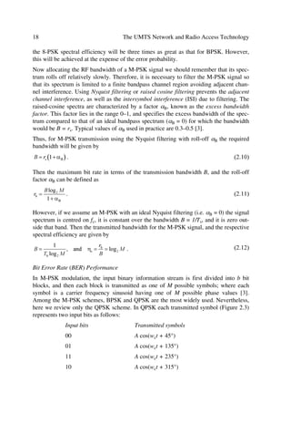 Ð         1ß
                        à
where B is the bandwidth (Hz), C is the channel capacity (bits/s), S is the signal power,
and N is the noise power; we can find a simple definition of the bandwidth as:
                1
%=           ™                                                                                     