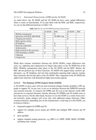 System Analysis Fundamentals                                                              23

formance, power control accuracy, intersystem interference), and the upper-bound theo-
retical capacity of an ideal noise-free CDMA channel has also limitations by the proc-
essing gain Gp [23].
Multiple transmissions in neighbouring CDMA cells using the same carrier frequency
cause interference, denoted by IDFWRU 7KLV HYHQW ZLOO FDXVH UHGXFWLRQ RI WKH QXPEHU
of users in a cell, because the interference from users in other cells has to be added to
WKH LQWHUIHUHQFH JHQHUDWHG E WKH RWKHU PRELOHV LQ WKH XVHU¶V FHOO PD UDQJH IURP 
to 0.55. In addition to the interference factor, we also introduce the imperfect power
conWURO RU SRZHU FRQWURO DFFXUDF IDFWRU  ZKLFK UDQJHV IURP  WR  ,QWHUIHUHQFH
FDQ EH UHGXFHG E WKH YRLFH DFWLYLW IDFWRU UDQJLQJ IURP  WR  ,I ZH XVH GLUHc-
tional antennas at the base station, the sectorized cell will have a sectors, the antennas
used at the cell each will radiate into a sector of 360/a degrees, resulting in an interfer-
ence imSURYHPHQW IDFWRU  $YHUDJH YDOXHV IRU   DQG  VHFWRU FHOO 