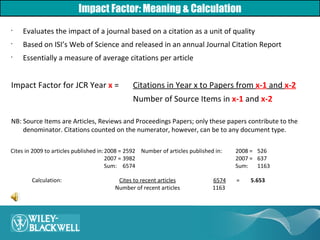 Journal Impact Factor: Do the Numerator and Denominator Need Correction?