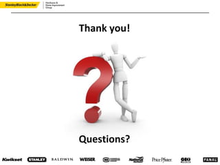 Thank you!
Questions?
 