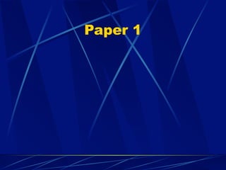 Paper 1
 