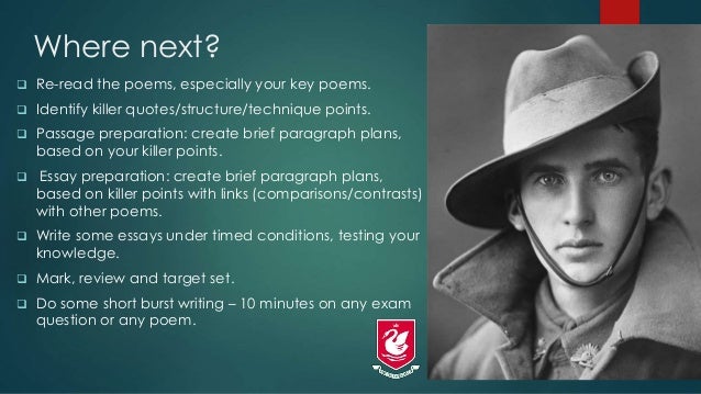 Wilfred owen war poetry essay