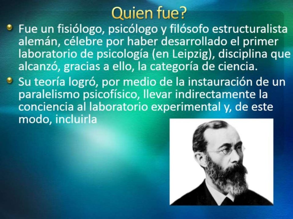 Wilhelm wundt y sus aportes a la psicologia Wilhelm wundt y sus aportes a la psicologia