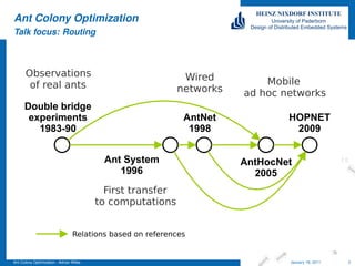Ant Colony Optimization: Routing | PDF