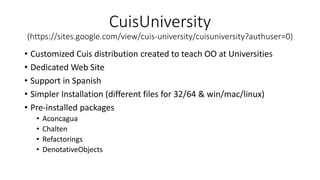 CuisUniversity and DenotativeObjects by Hernan Wilkinson | PDF
