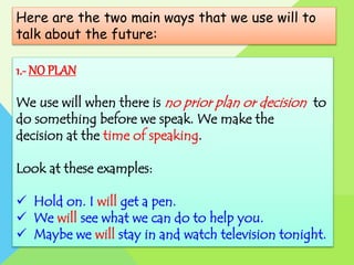 Will Say Examples Will | PPTX