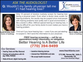 Will My Doctor Tell me If I Have Hearing Loss?