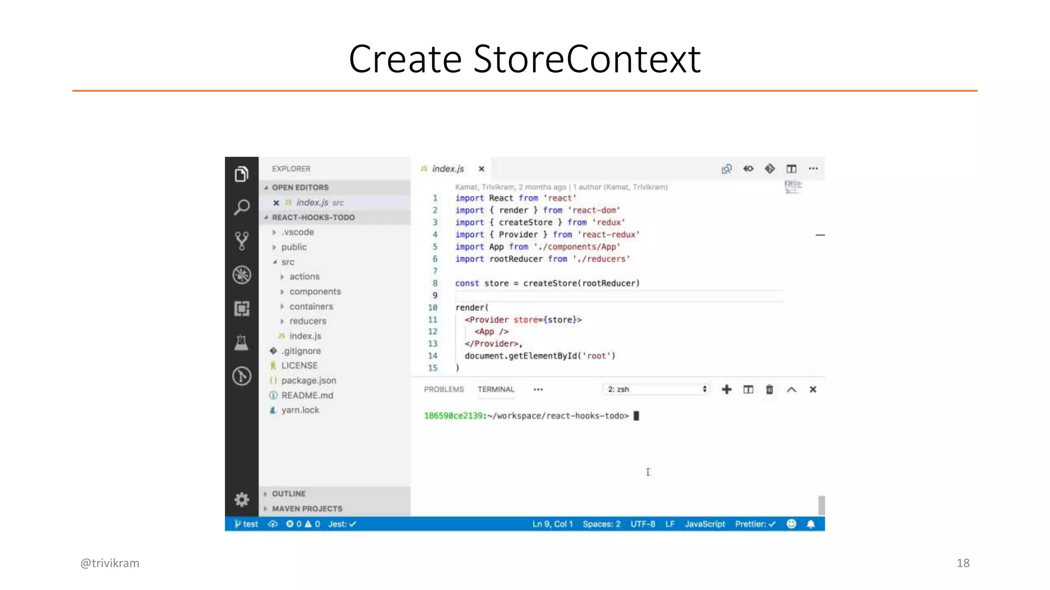 Create StoreContext
@trivikram 18
 