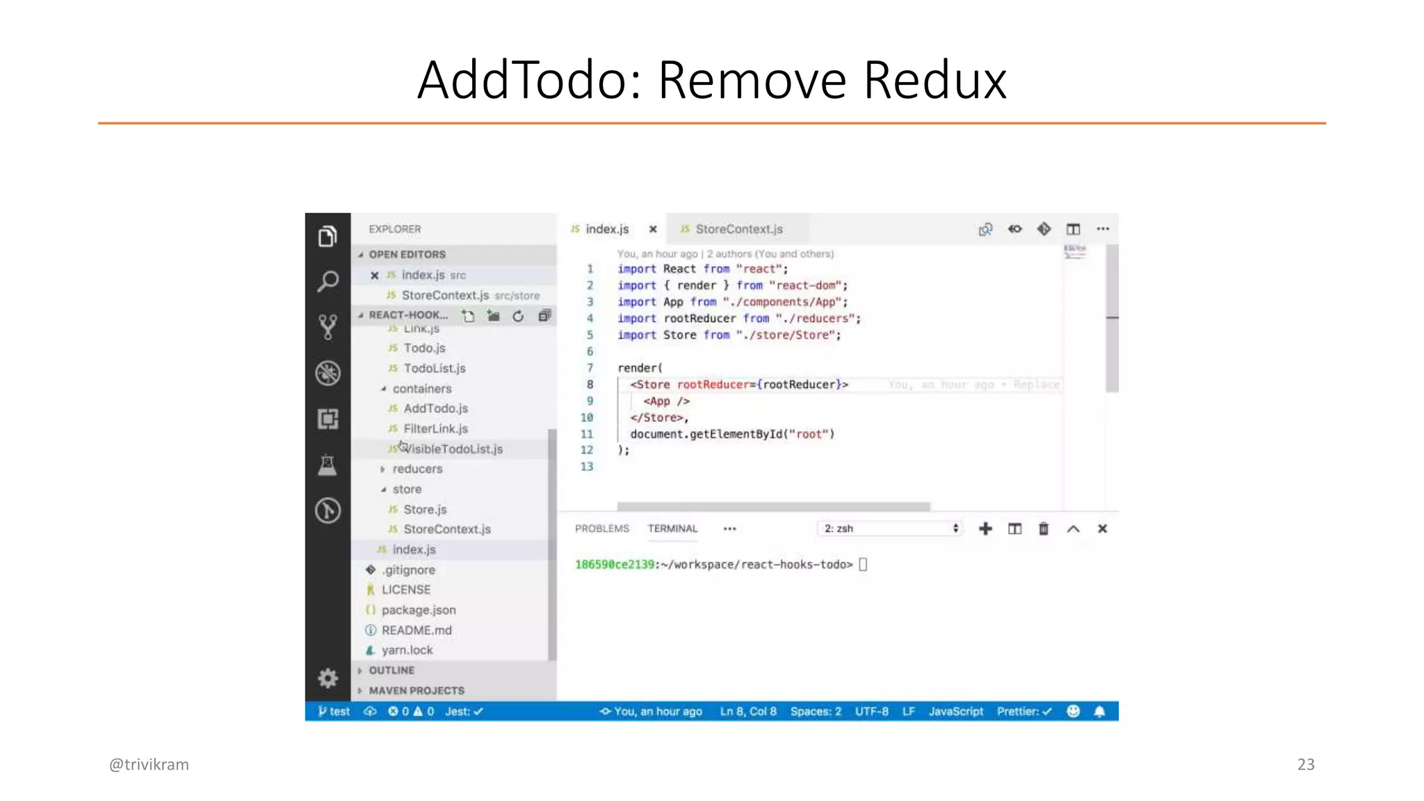 AddTodo: Remove Redux
@trivikram 23
 