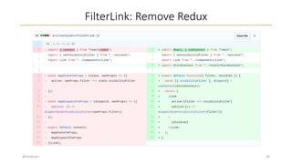 FilterLink: Remove Redux
@trivikram 26
 