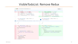 VisibleTodoList: Remove Redux
@trivikram 27
 