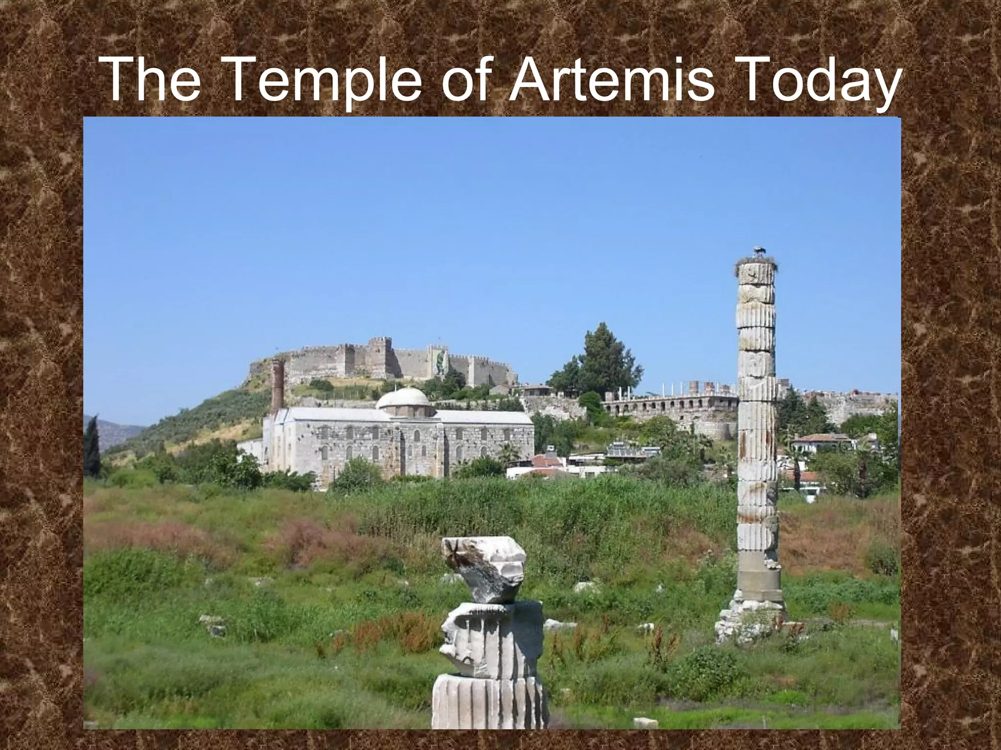 The Temple of Artemis Today 