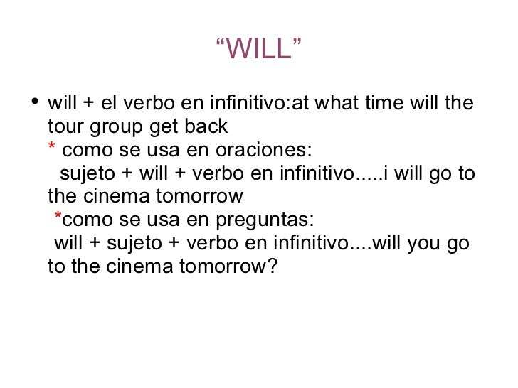 will y be going to