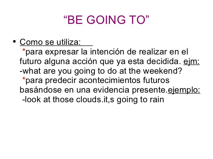 will y be going to
