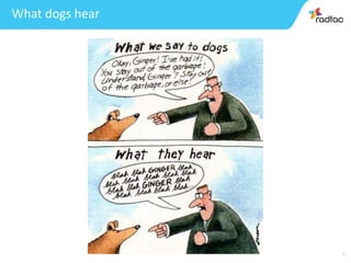5
What dogs hear
 