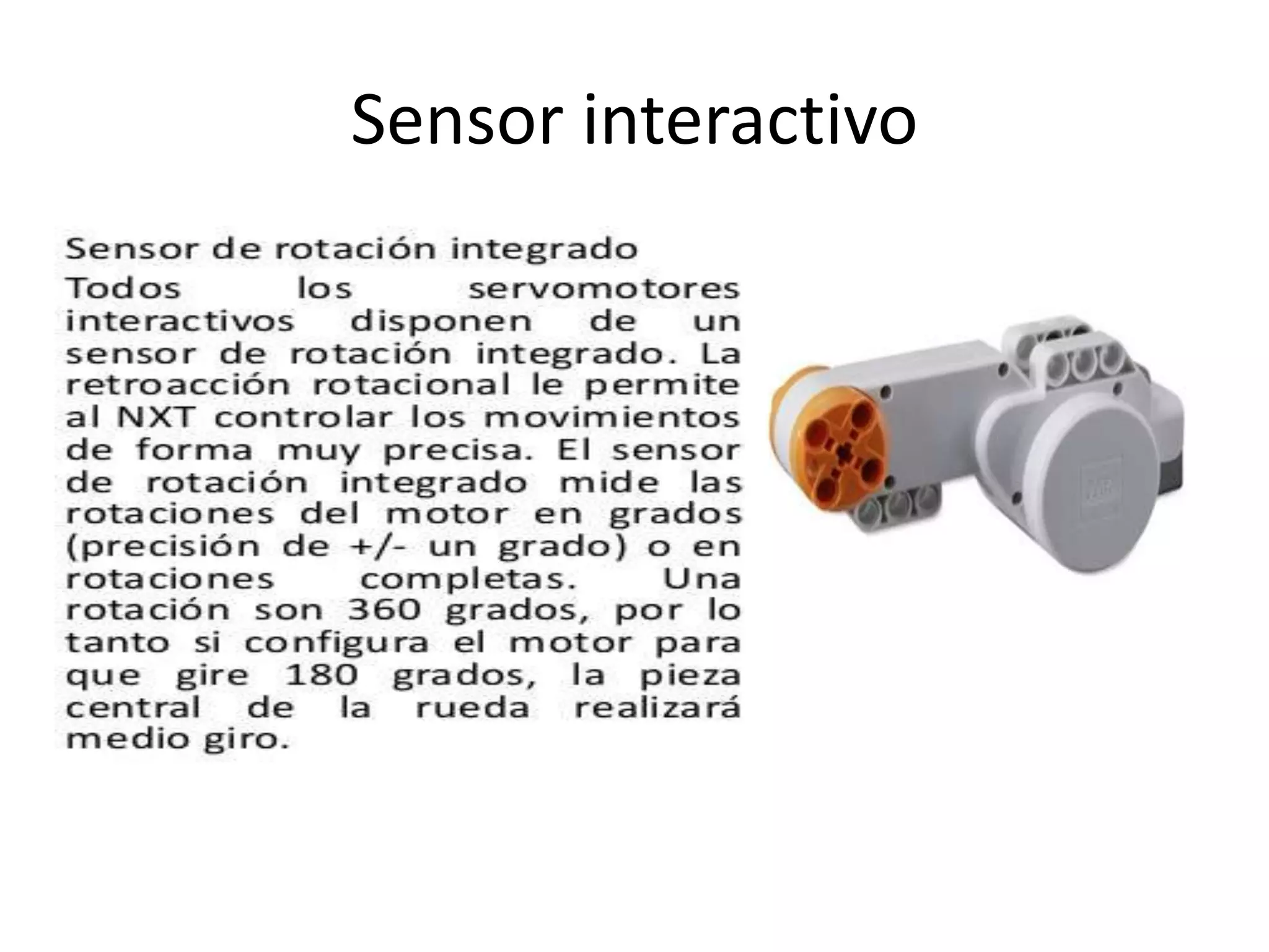 Sensor interactivo
 