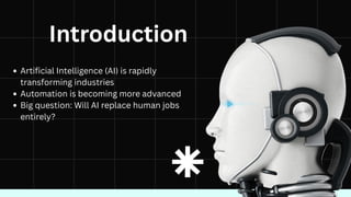 Will Artificial Intelligence Replace Human Jobs? | PDF