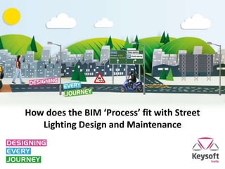 How does the BIM ‘Process’ fit with Street
Lighting Design and Maintenance
 