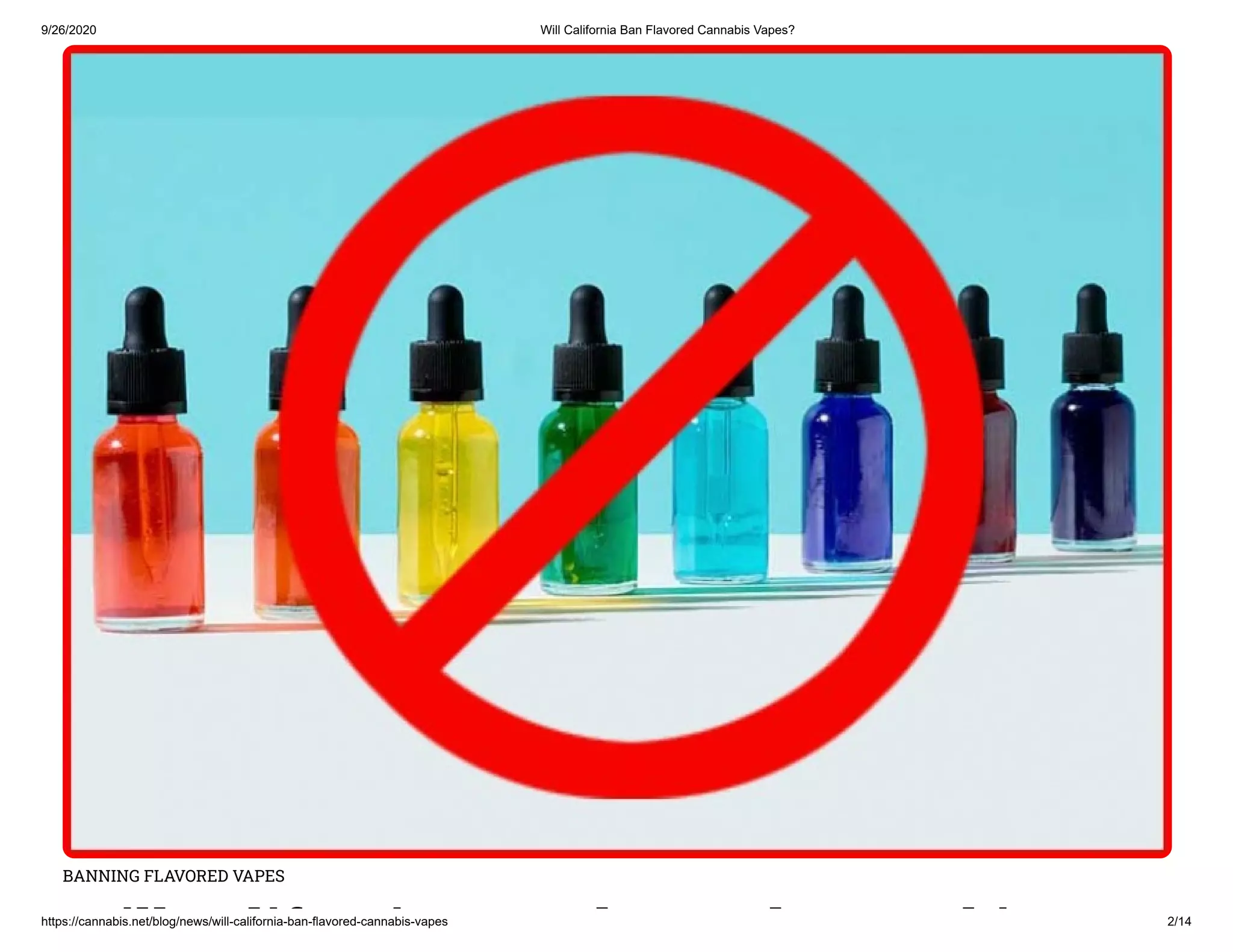 Will California Ban Flavored Vape Pens? PPT